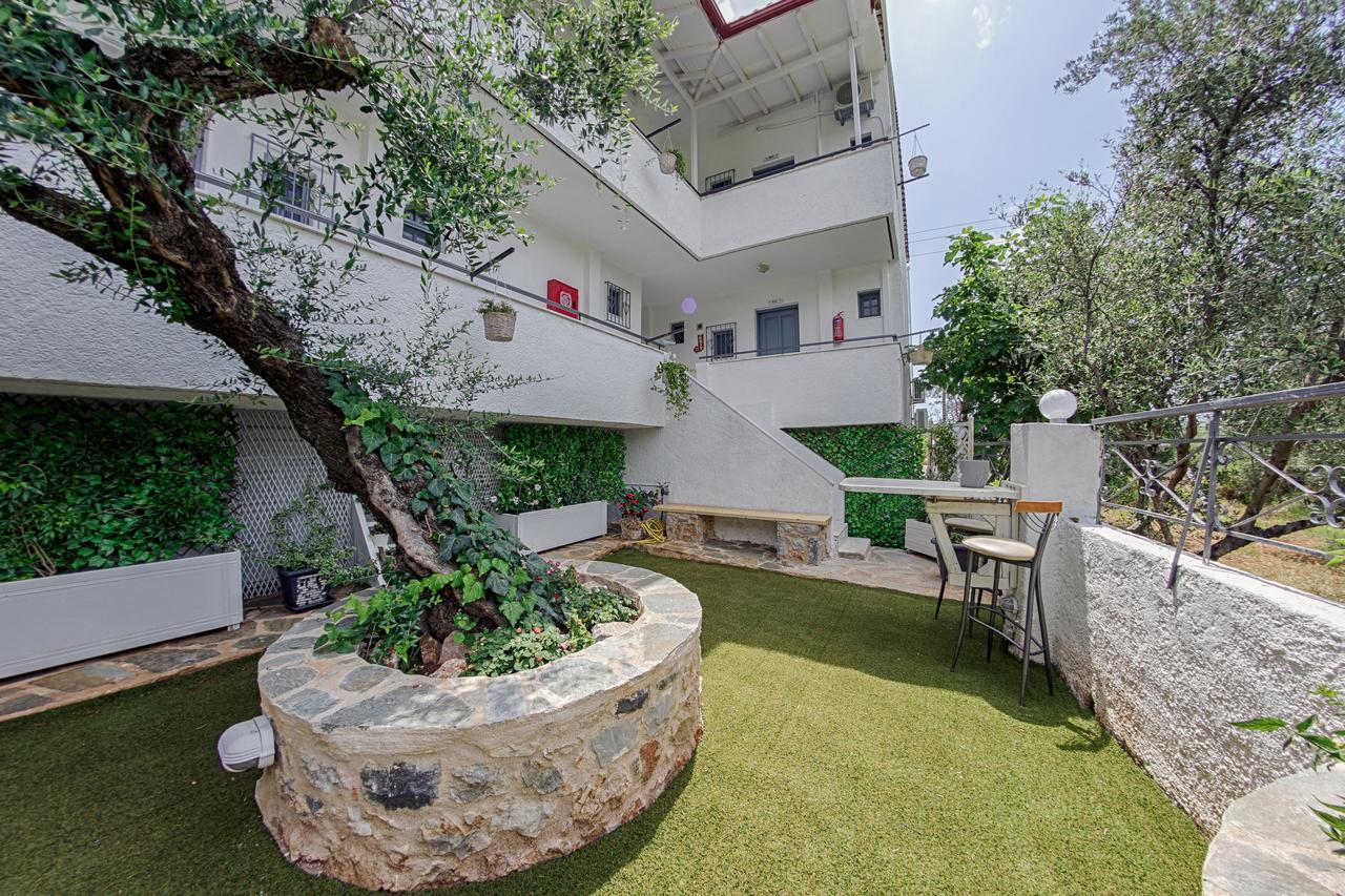 Irida Holiday Apartments Stoúpa Exterior foto